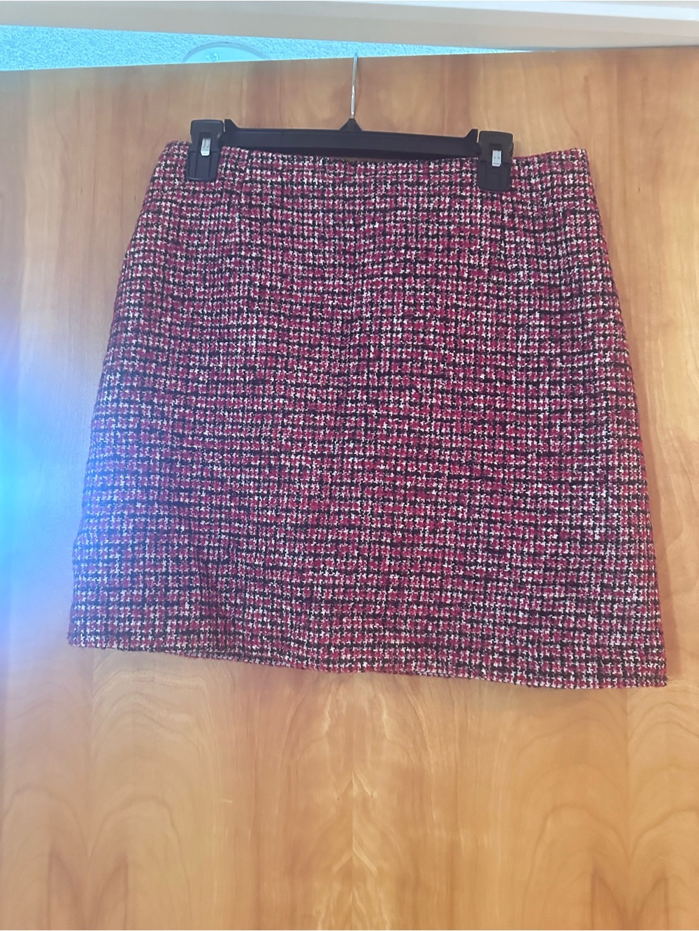 Judith & Charles Vintage Red Tweed Mini Skirt